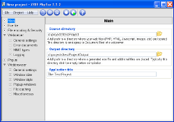 PHP Compiler main screen